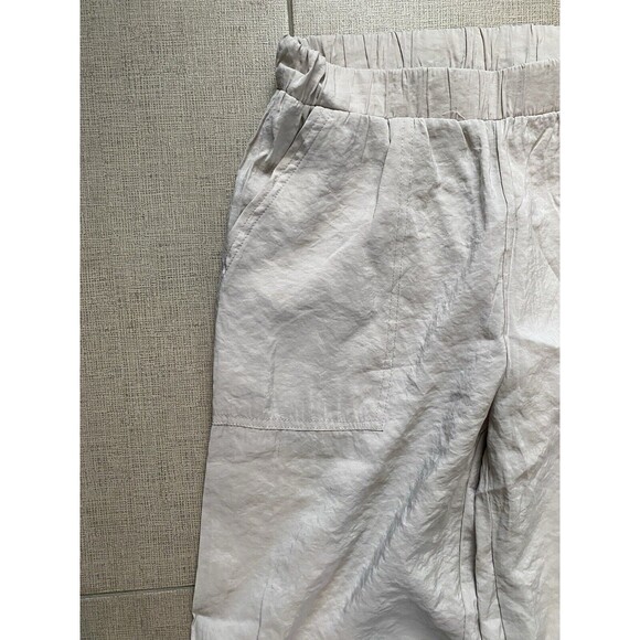 Parfois Collection Women's Pull On Tamanho Knit Pants Cream M/L NWT Button Detai - Picture 4 of 6